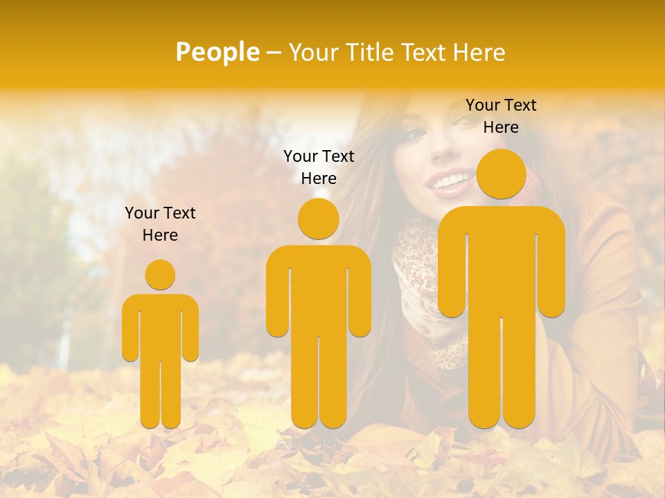 Golden Cute Attractive PowerPoint Template