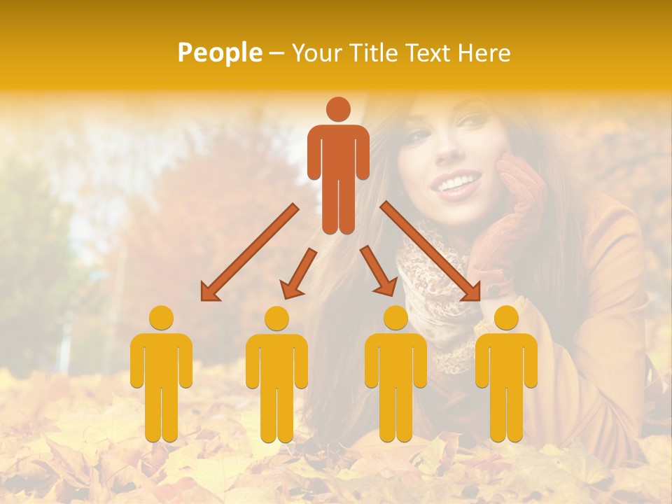 Golden Cute Attractive PowerPoint Template