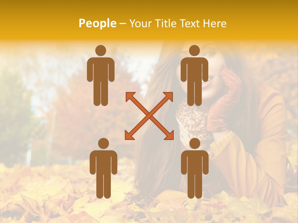 Golden Cute Attractive PowerPoint Template