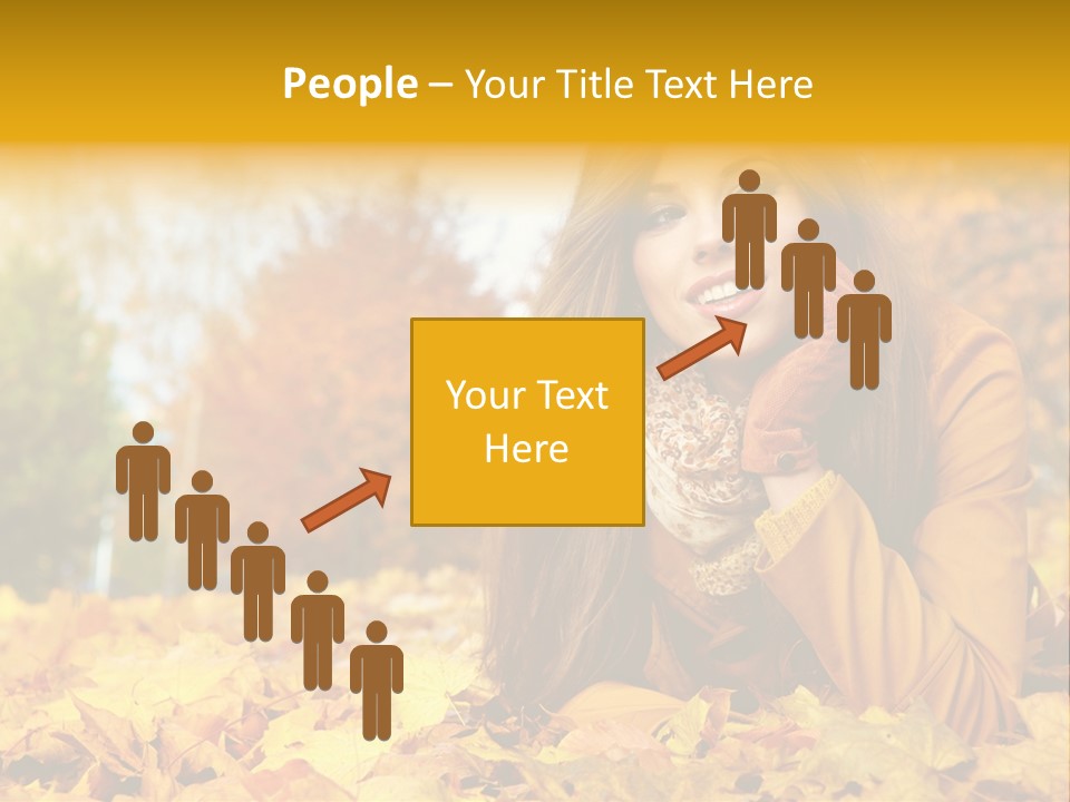 Golden Cute Attractive PowerPoint Template