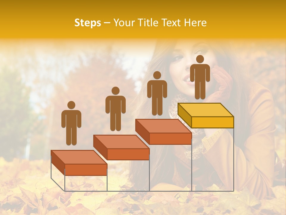 Golden Cute Attractive PowerPoint Template