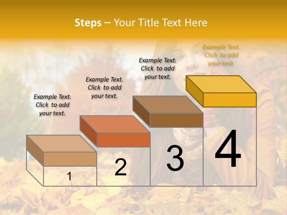 Golden Cute Attractive PowerPoint Template