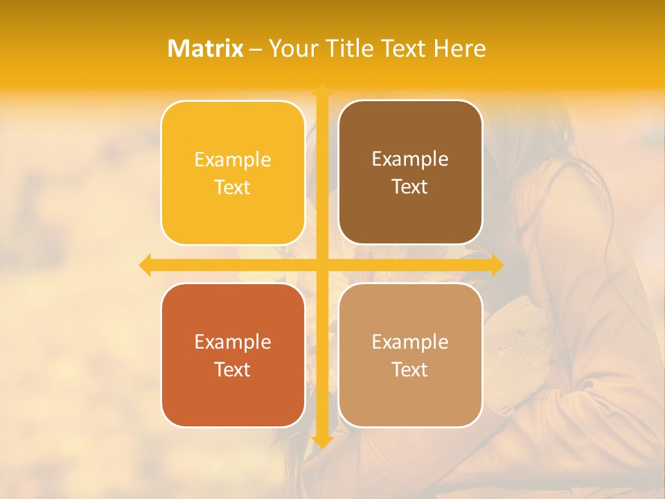 Makeup Expression Fashion PowerPoint Template