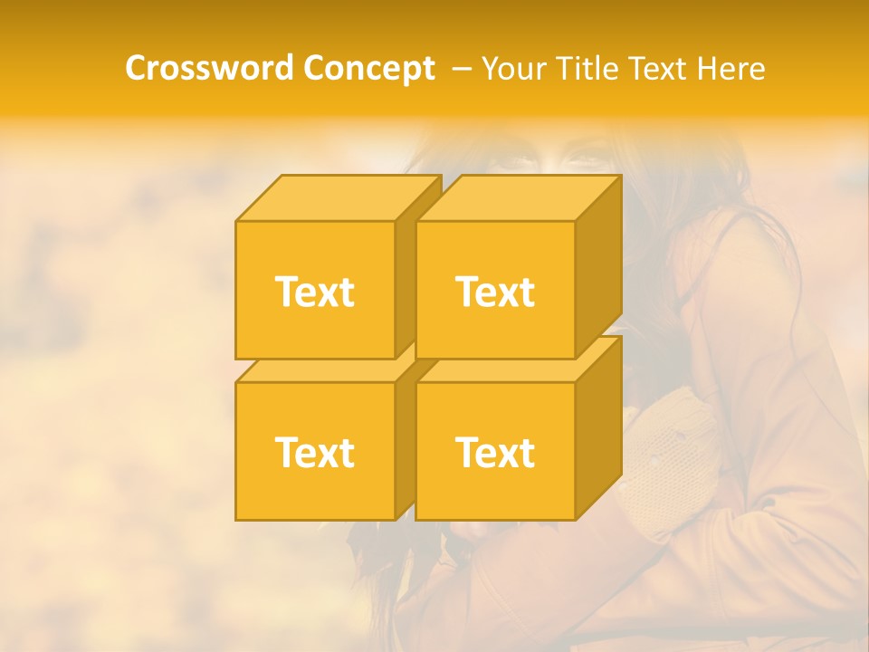 Makeup Expression Fashion PowerPoint Template