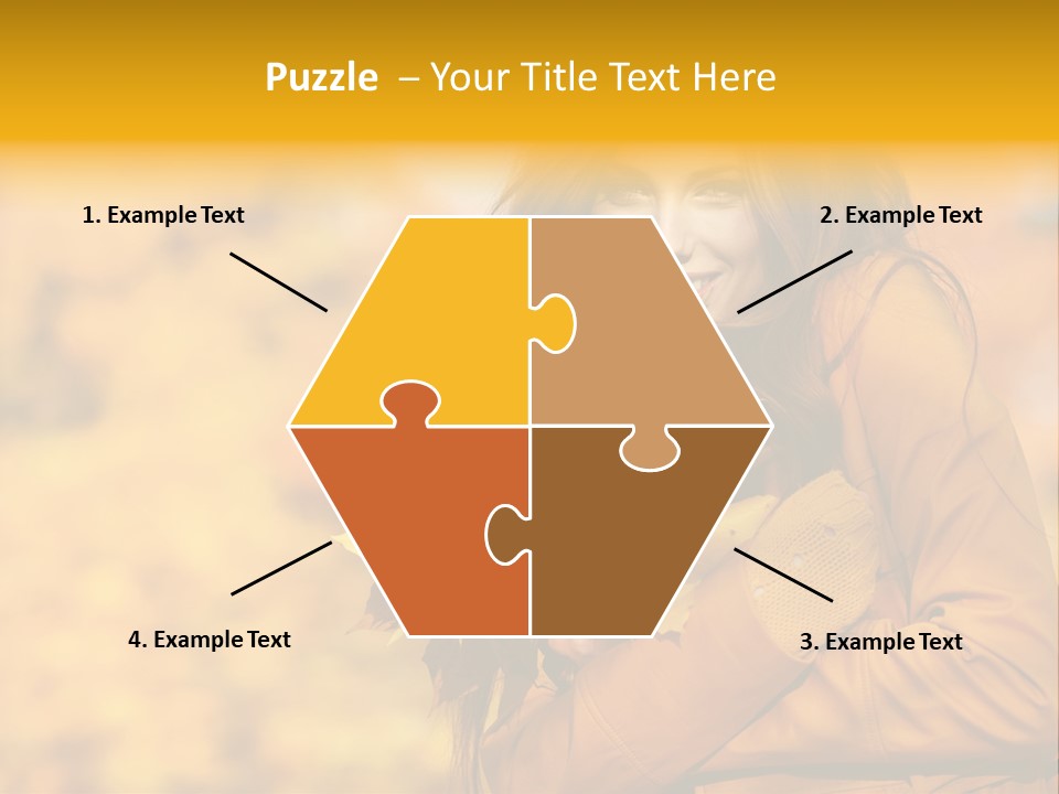 Makeup Expression Fashion PowerPoint Template