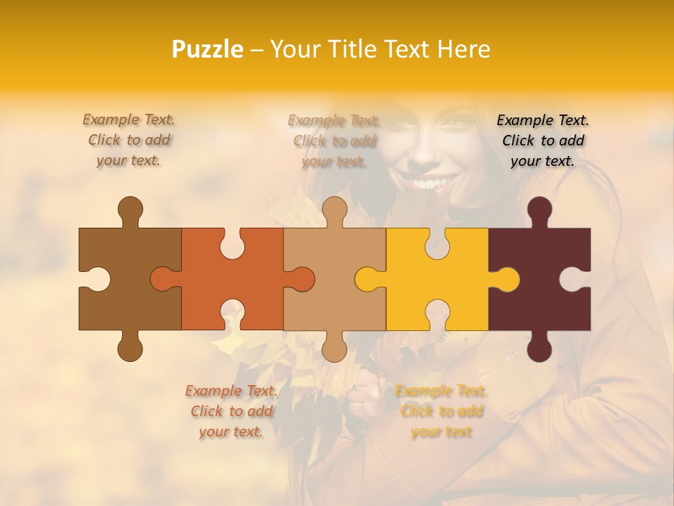 Makeup Expression Fashion PowerPoint Template