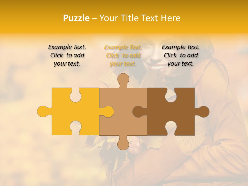 Makeup Expression Fashion PowerPoint Template