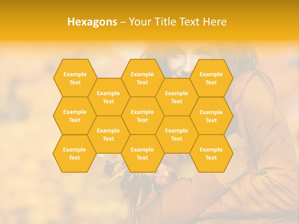 Makeup Expression Fashion PowerPoint Template