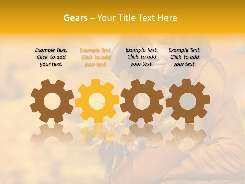 Makeup Expression Fashion PowerPoint Template