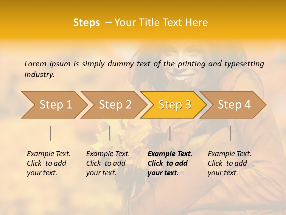 Makeup Expression Fashion PowerPoint Template