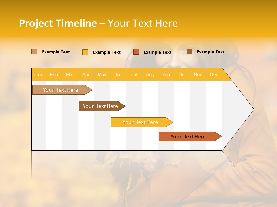 Makeup Expression Fashion PowerPoint Template