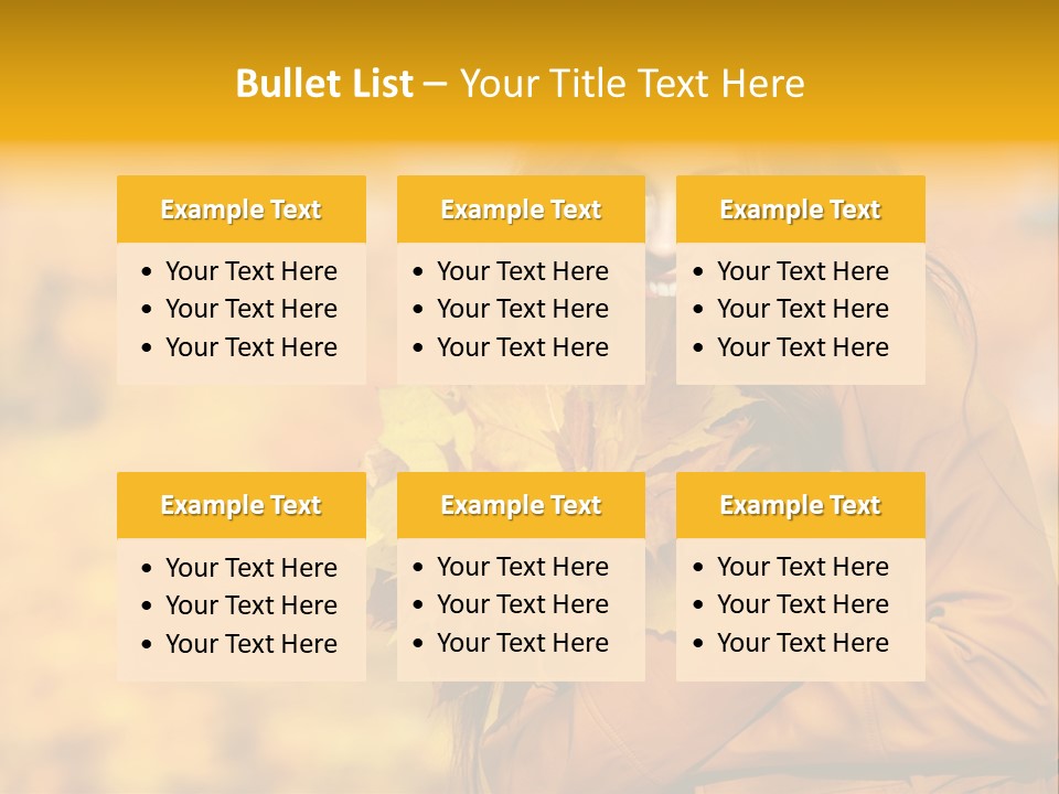 Makeup Expression Fashion PowerPoint Template