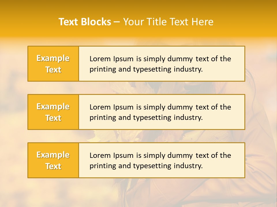 Makeup Expression Fashion PowerPoint Template