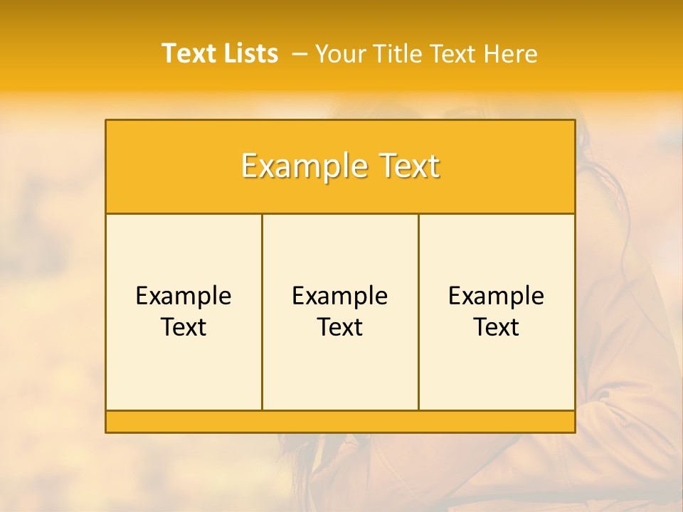 Makeup Expression Fashion PowerPoint Template
