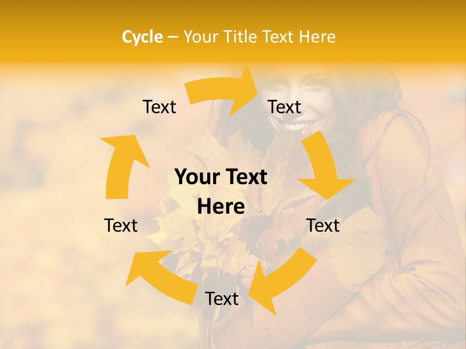 Makeup Expression Fashion PowerPoint Template