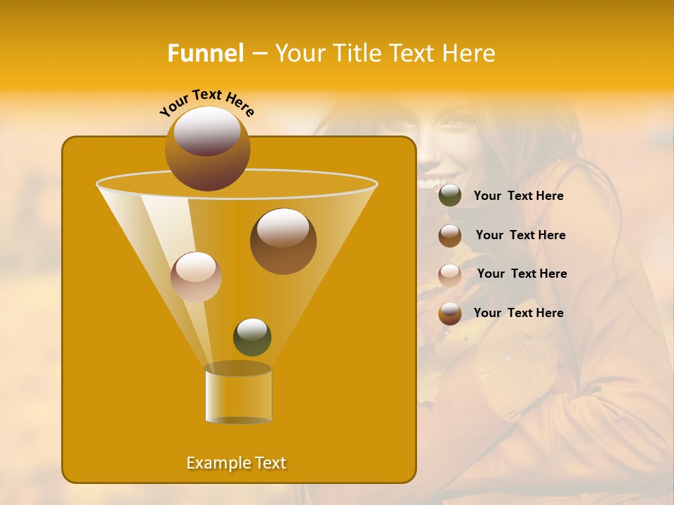 Makeup Expression Fashion PowerPoint Template