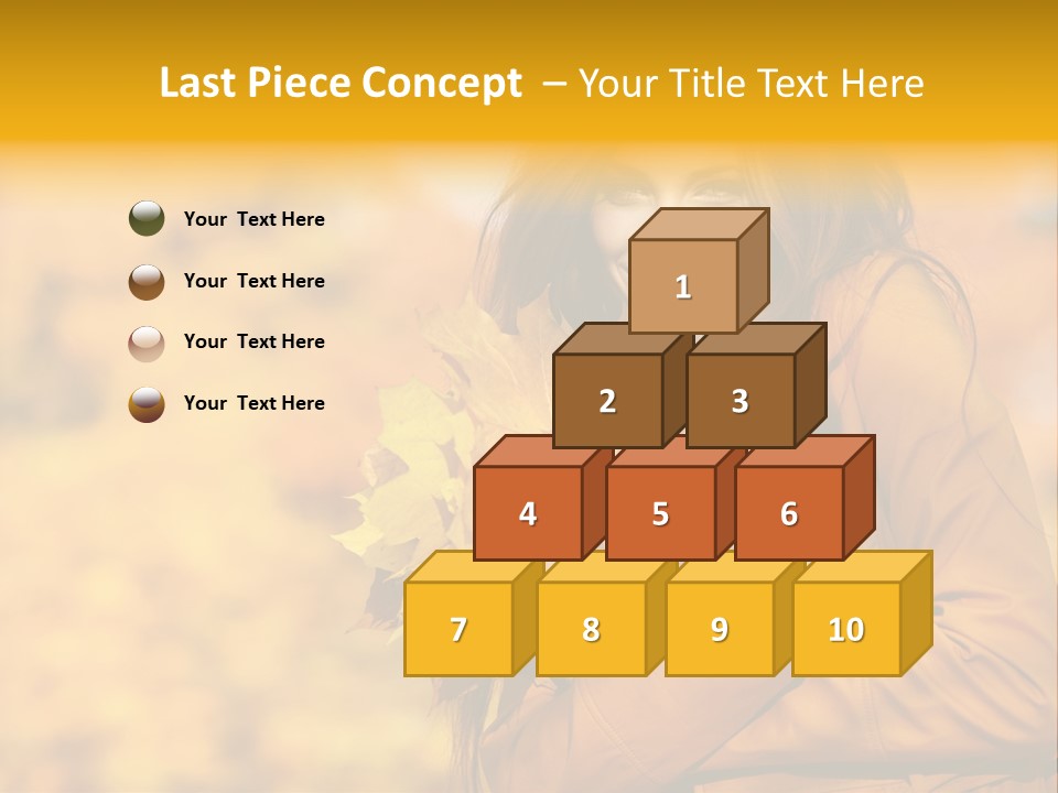 Makeup Expression Fashion PowerPoint Template