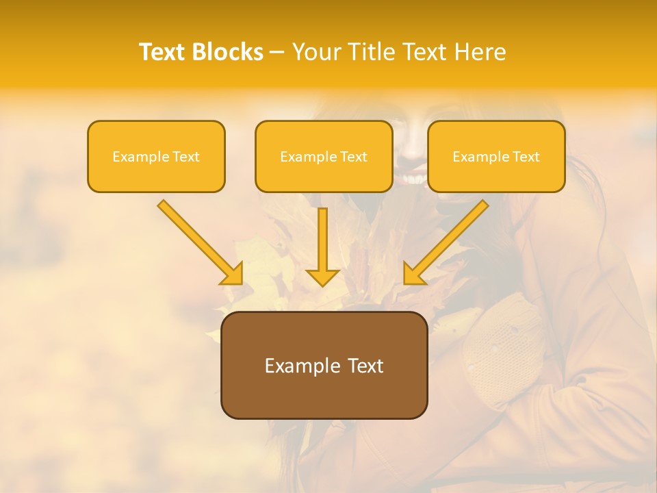 Makeup Expression Fashion PowerPoint Template
