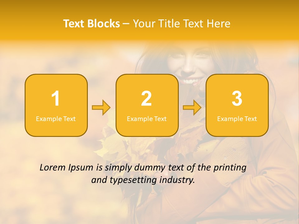 Makeup Expression Fashion PowerPoint Template