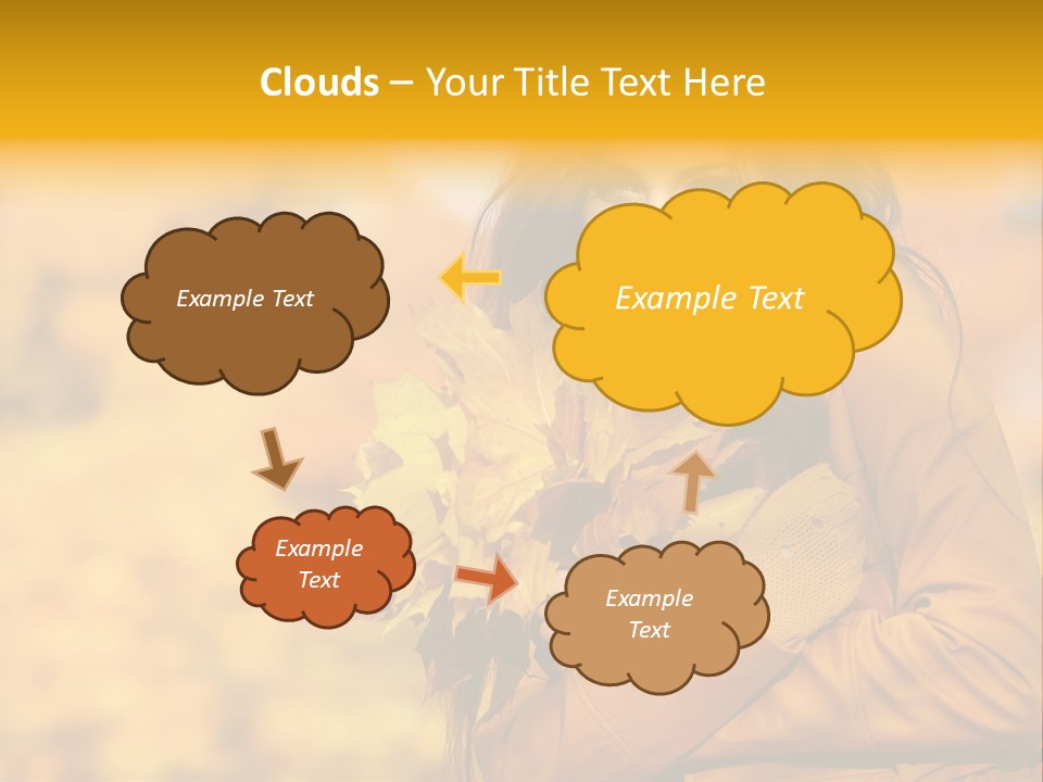Makeup Expression Fashion PowerPoint Template