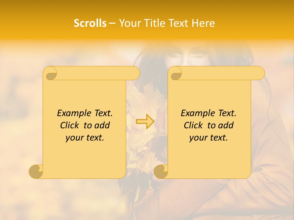Makeup Expression Fashion PowerPoint Template