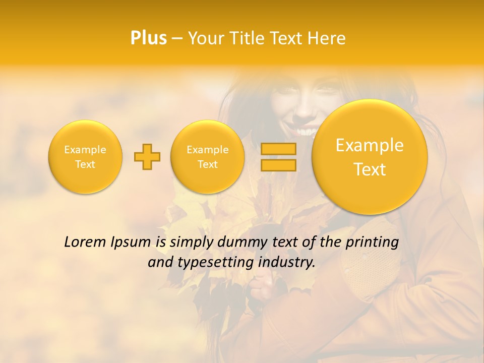 Makeup Expression Fashion PowerPoint Template