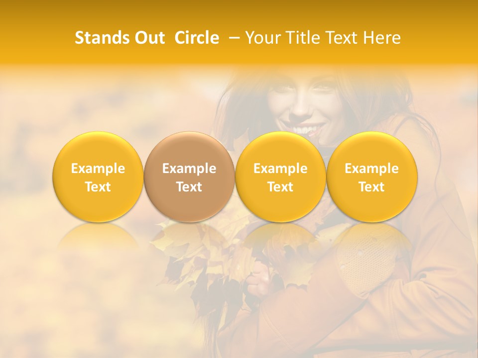 Makeup Expression Fashion PowerPoint Template