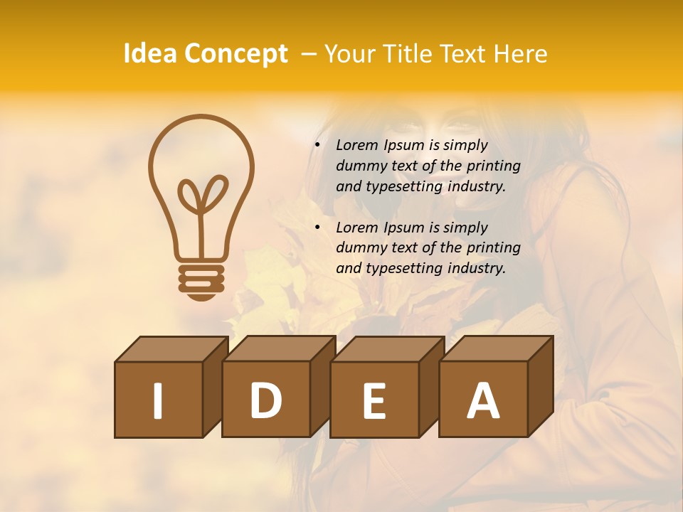 Makeup Expression Fashion PowerPoint Template