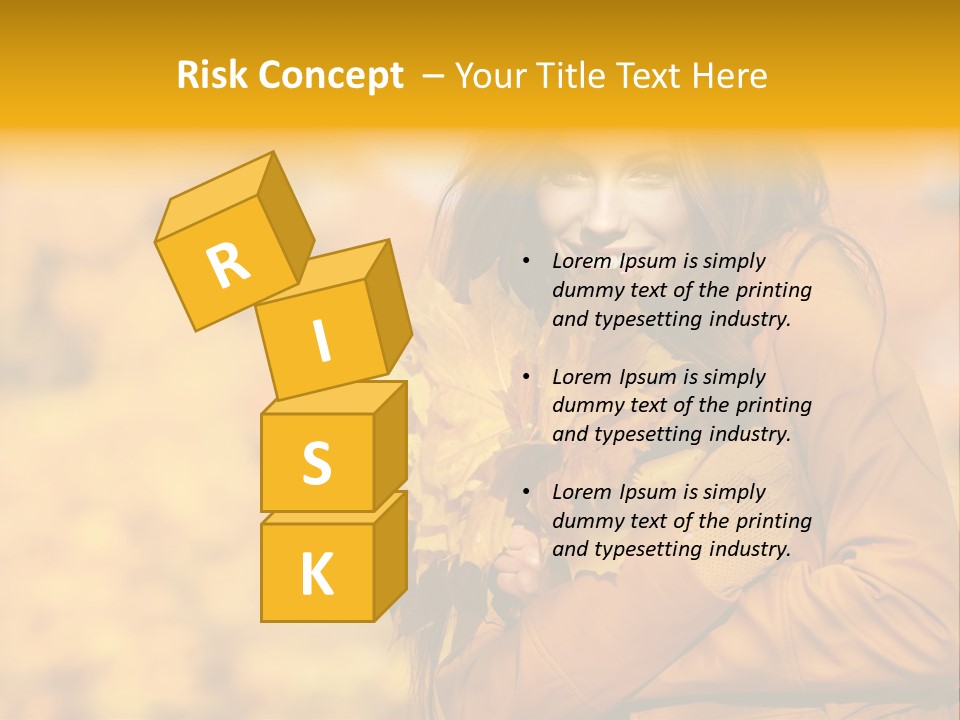 Makeup Expression Fashion PowerPoint Template