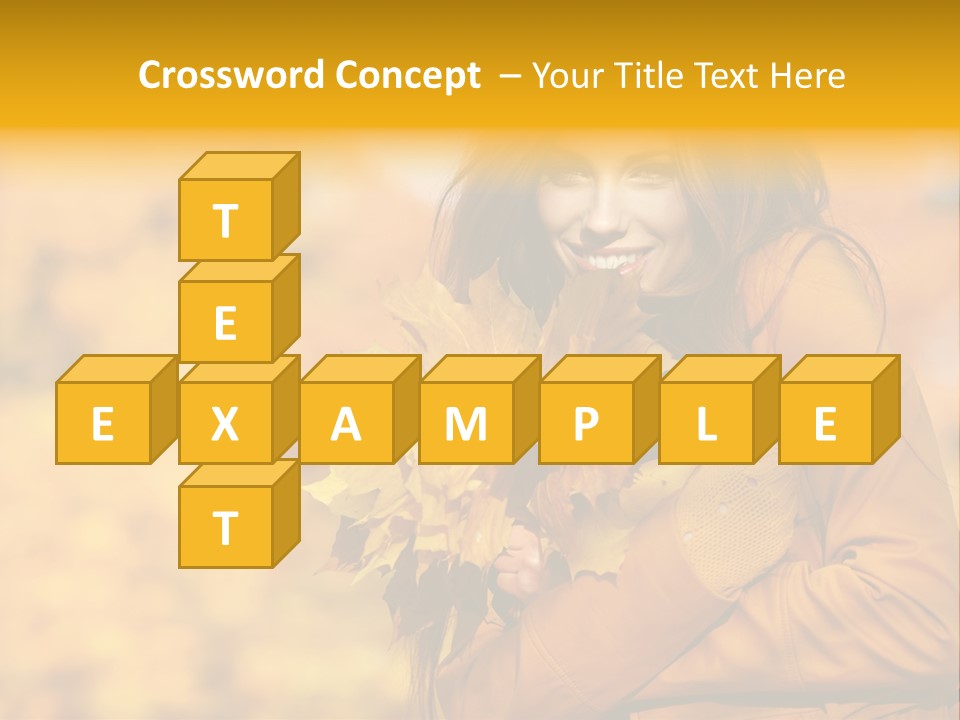 Makeup Expression Fashion PowerPoint Template