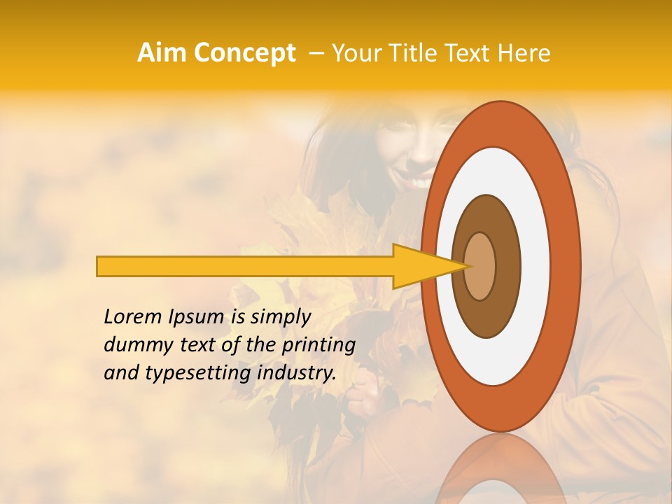 Makeup Expression Fashion PowerPoint Template