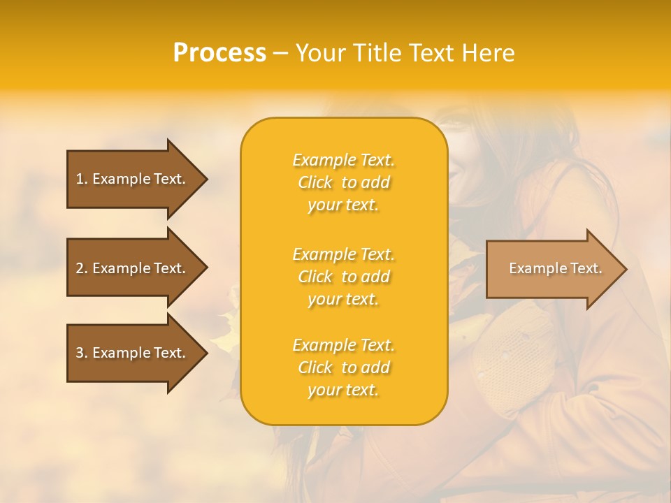 Makeup Expression Fashion PowerPoint Template