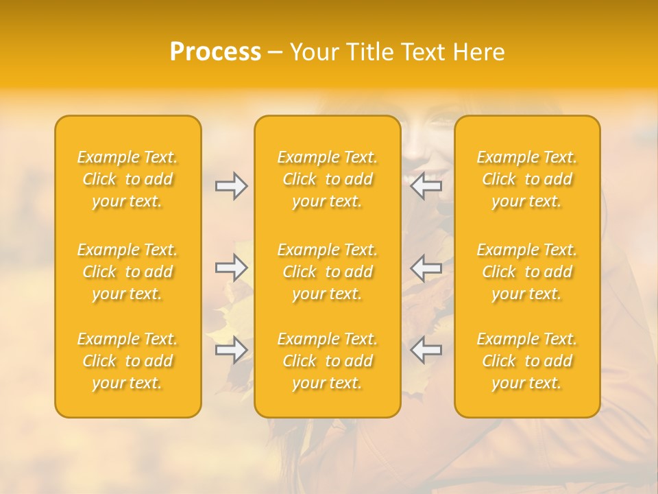 Makeup Expression Fashion PowerPoint Template