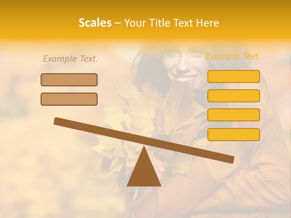 Makeup Expression Fashion PowerPoint Template