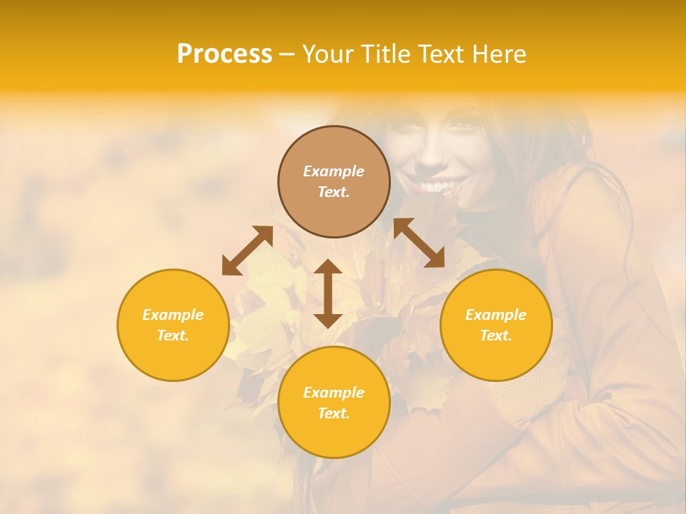 Makeup Expression Fashion PowerPoint Template