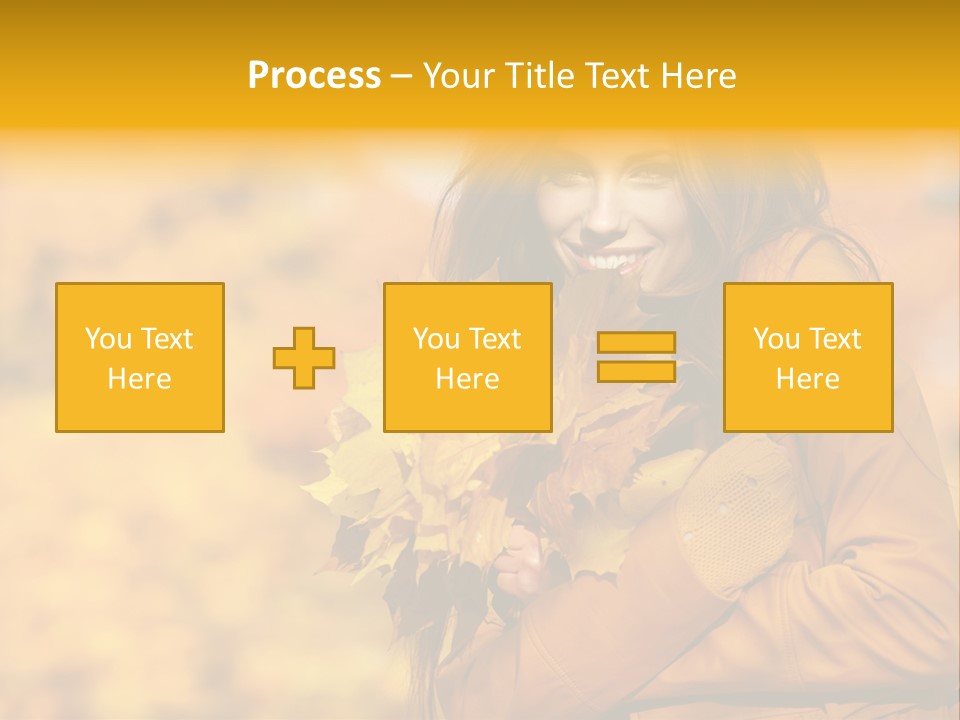 Makeup Expression Fashion PowerPoint Template