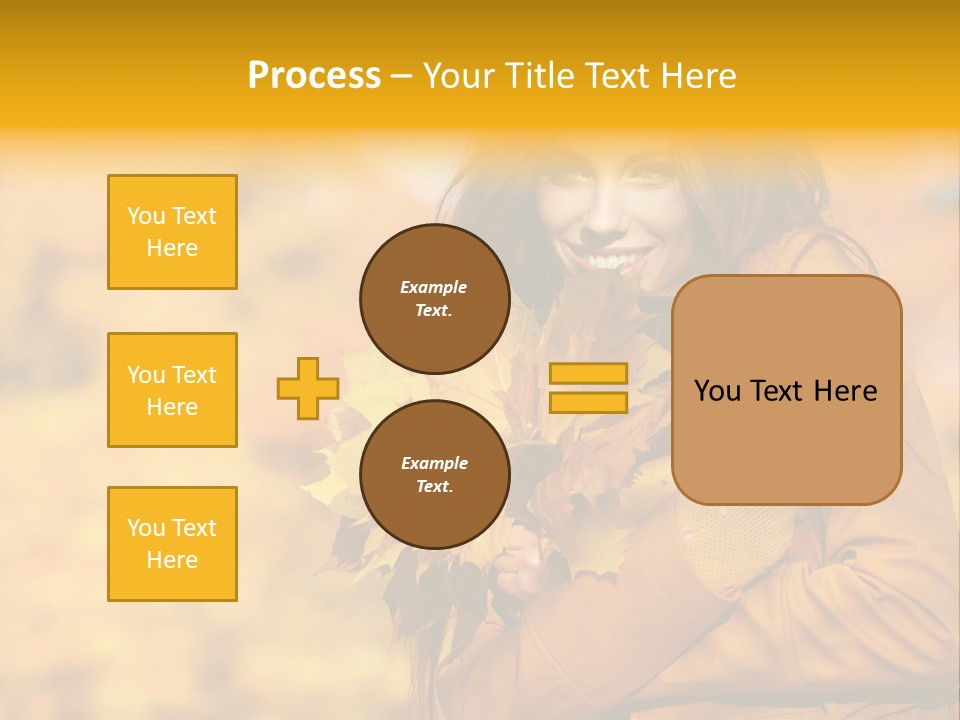 Makeup Expression Fashion PowerPoint Template
