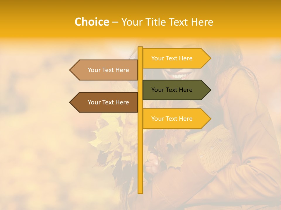 Makeup Expression Fashion PowerPoint Template