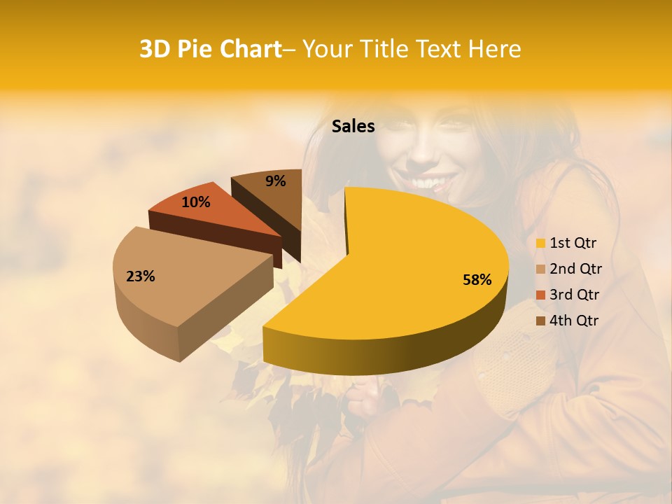 Makeup Expression Fashion PowerPoint Template