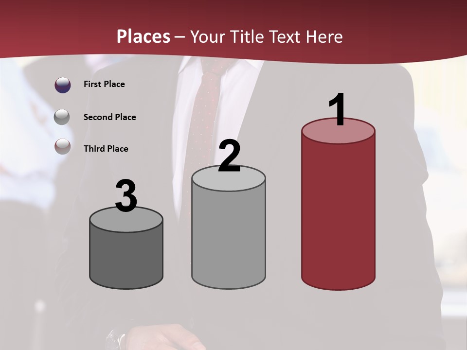 Businessman Blur Copy PowerPoint Template
