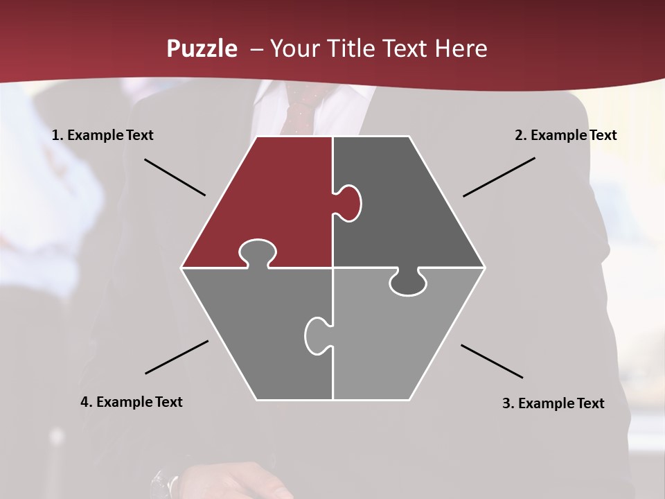 Businessman Blur Copy PowerPoint Template