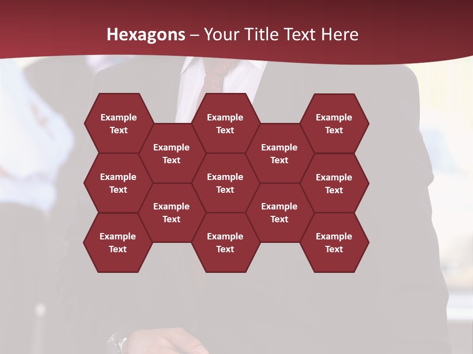 Businessman Blur Copy PowerPoint Template