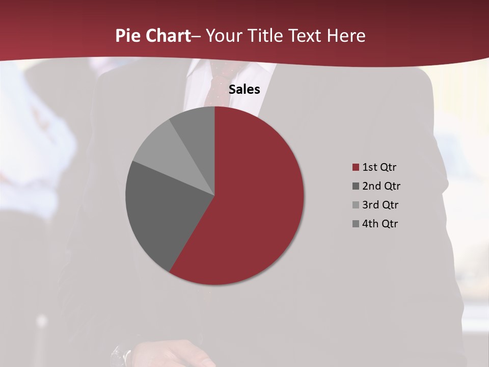Businessman Blur Copy PowerPoint Template
