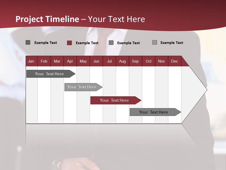Businessman Blur Copy PowerPoint Template