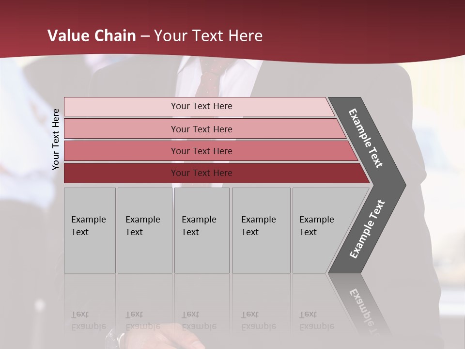 Businessman Blur Copy PowerPoint Template