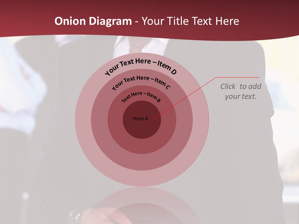 Businessman Blur Copy PowerPoint Template