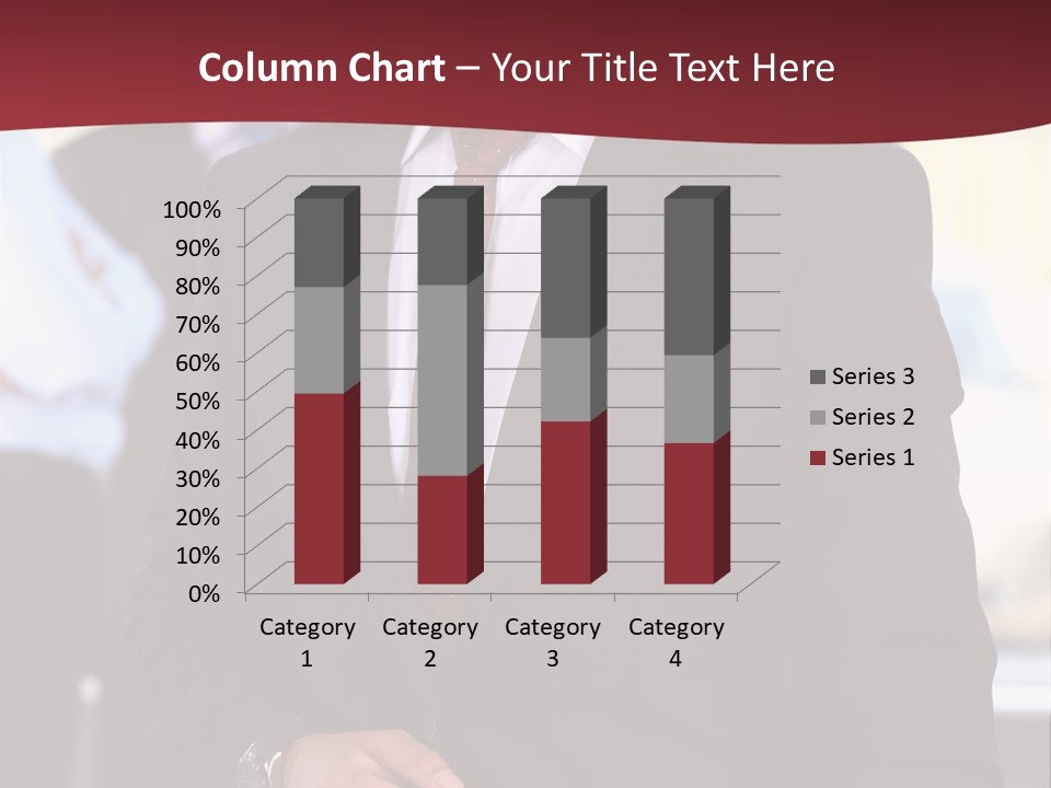 Businessman Blur Copy PowerPoint Template