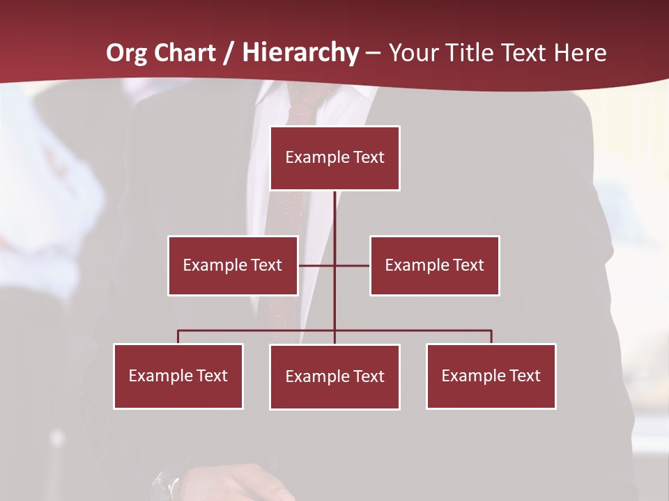 Businessman Blur Copy PowerPoint Template
