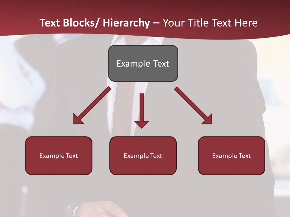 Businessman Blur Copy PowerPoint Template