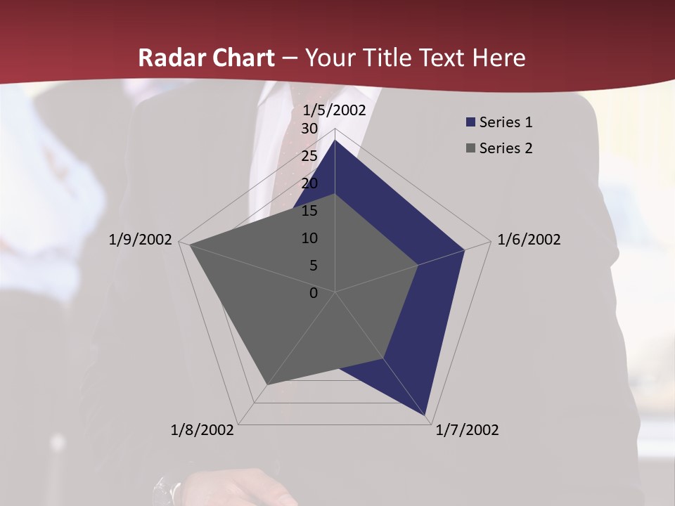 Businessman Blur Copy PowerPoint Template